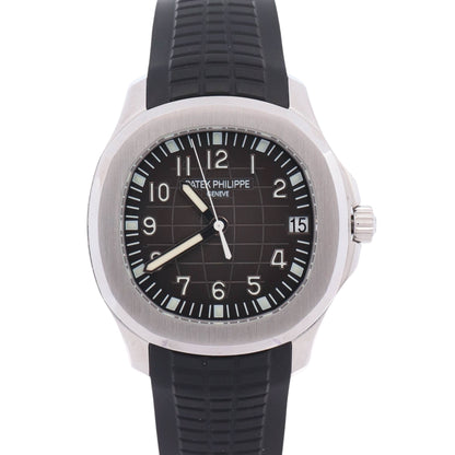 Patek Philippe Aquanaut 38mm Black Dial Watch Ref# 5065A-001