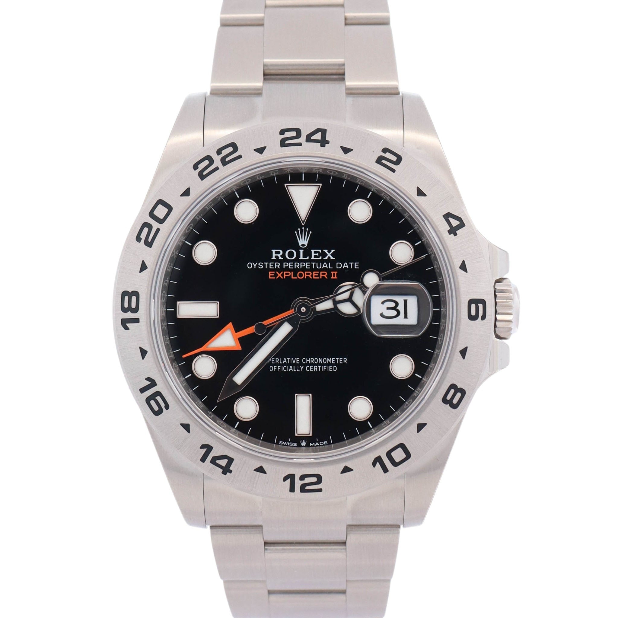 Rolex Explorer II 42mm Black Dial Watch Ref# 226570