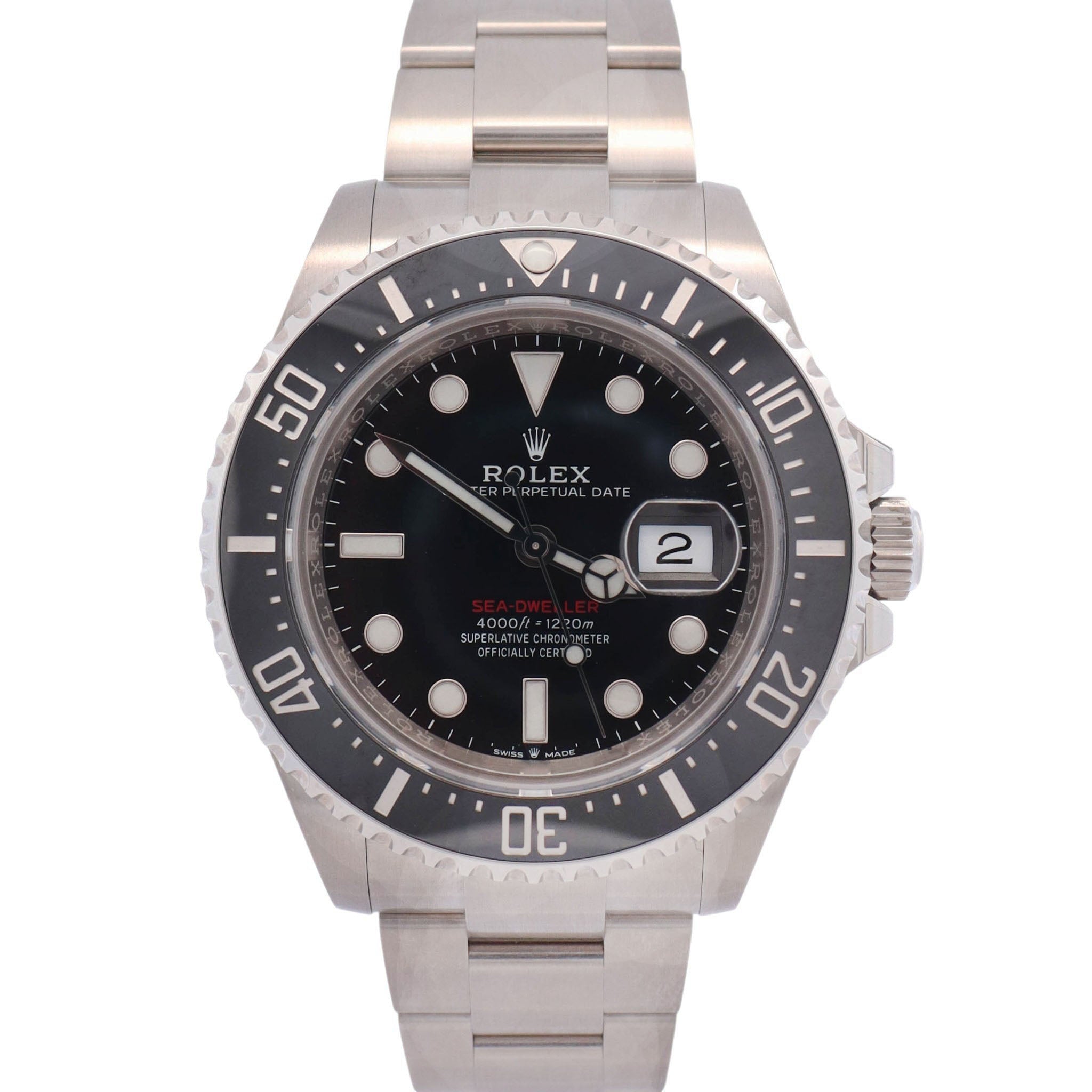 Rolex Sea-Dweller "50th Anniversary" 43mm Black Dial Watch Ref# 126600