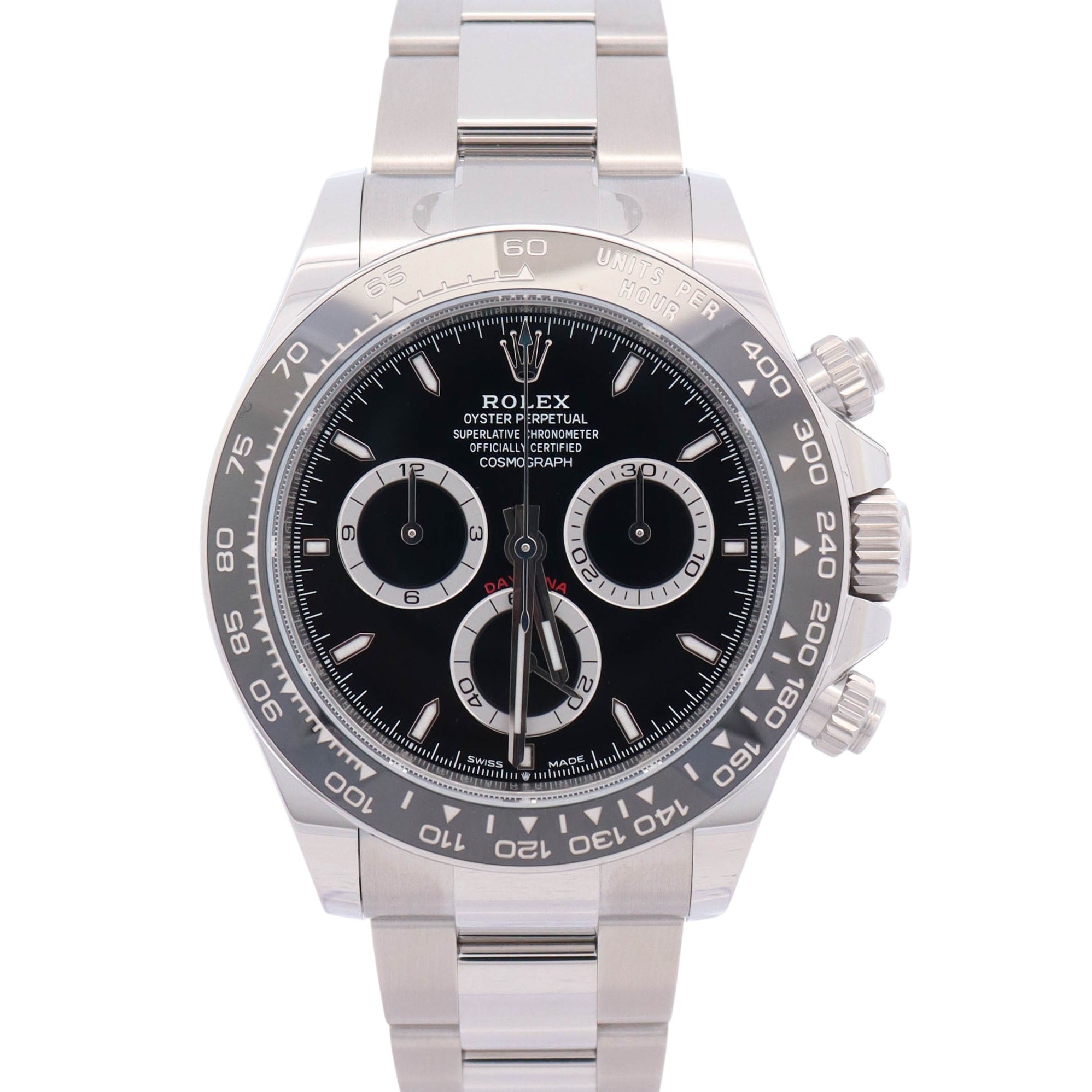Rolex Daytona 40mm Black Dial Watch Ref# 126500LN