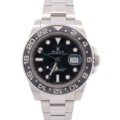 Rolex GMT-Master II 40mm Black Dial Watch Ref# 116710LN
