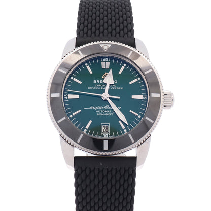 Breitling Superocean Heritage II 42mm Green Dial Watch Ref# AB2010