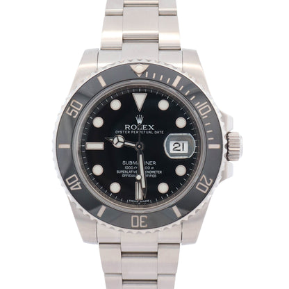 Rolex Submariner 40mm Black Dial Watch Ref# 116610