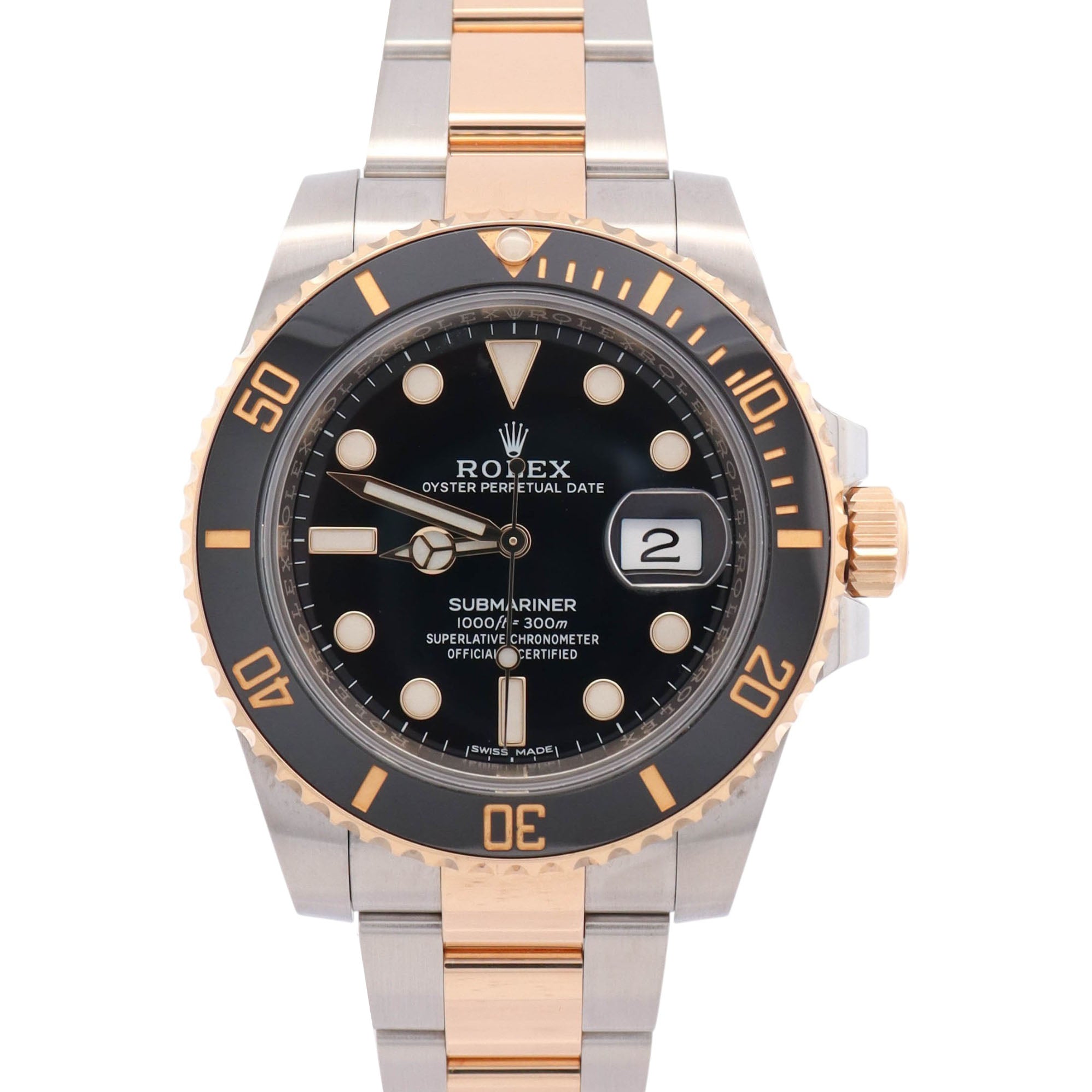 Rolex Submariner 40mm Black Dial Watch Ref# 116613LN