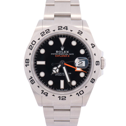 Rolex Explorer II 42mm Black Dial Watch Ref# 216570