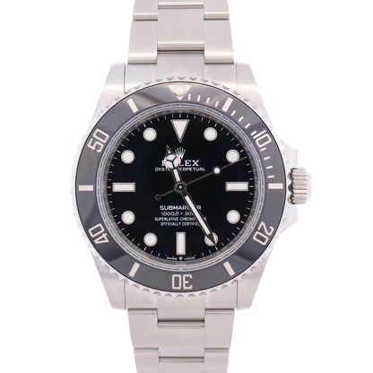 Rolex Submariner 41mm Black Dial Watch Ref# 124060