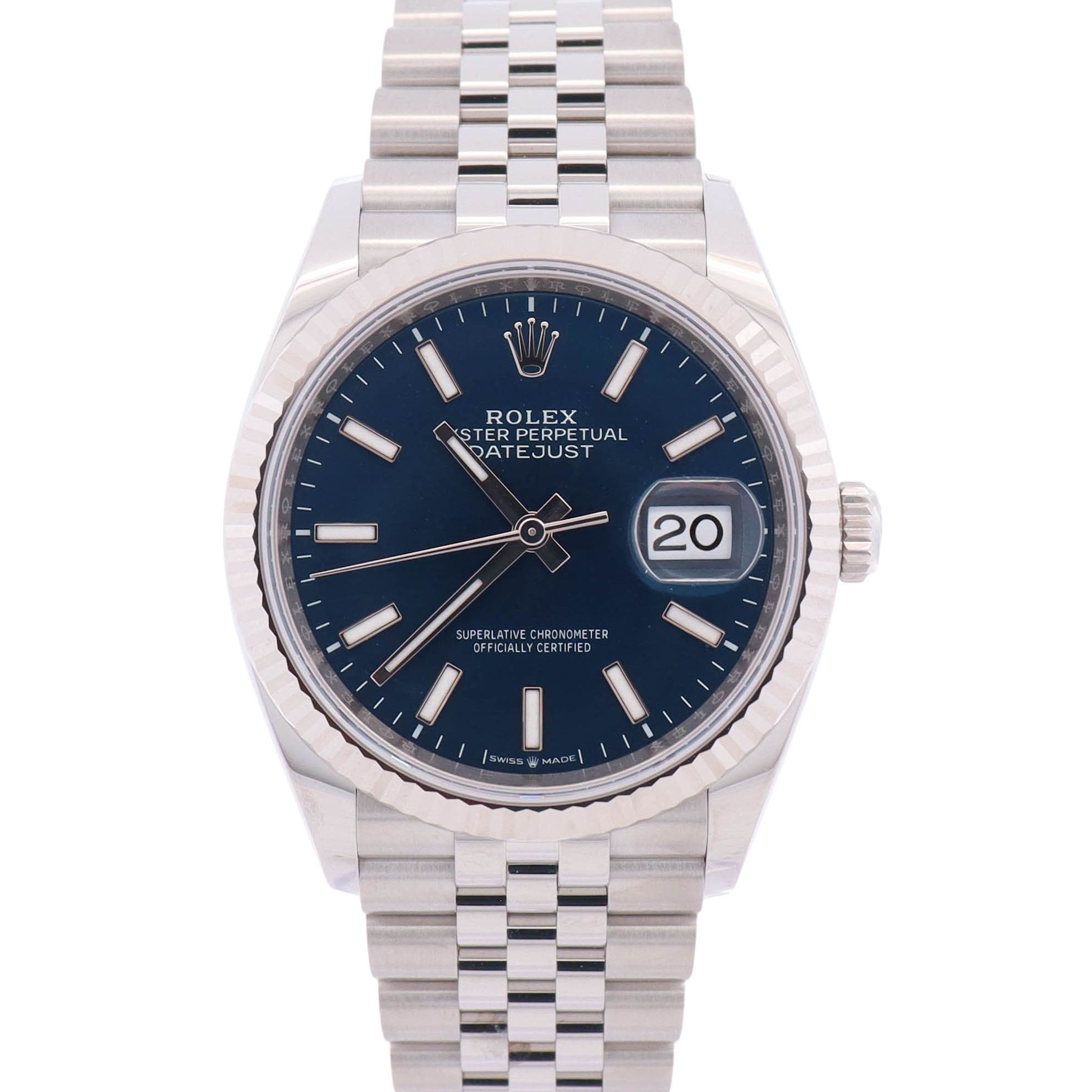 Rolex Datejust 36mm Blue Dial watch Ref# 126234
