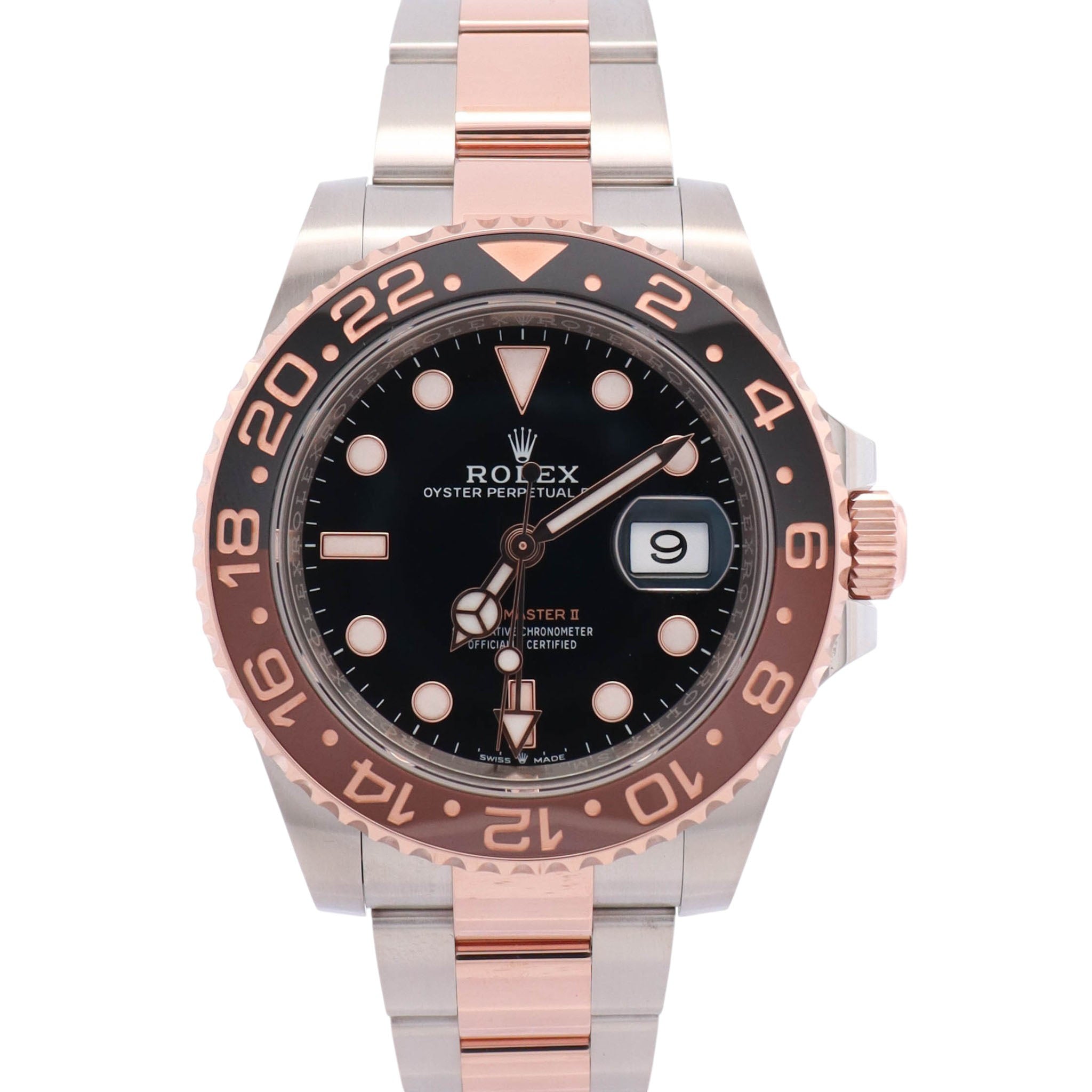 Rolex GMT-Master II "Rootbeer" 40mm Black Dial Watch Ref# 126711CHNR