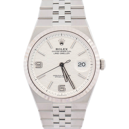 Rolex Land-Dweller 40mm White Dial Watch Ref# 127334