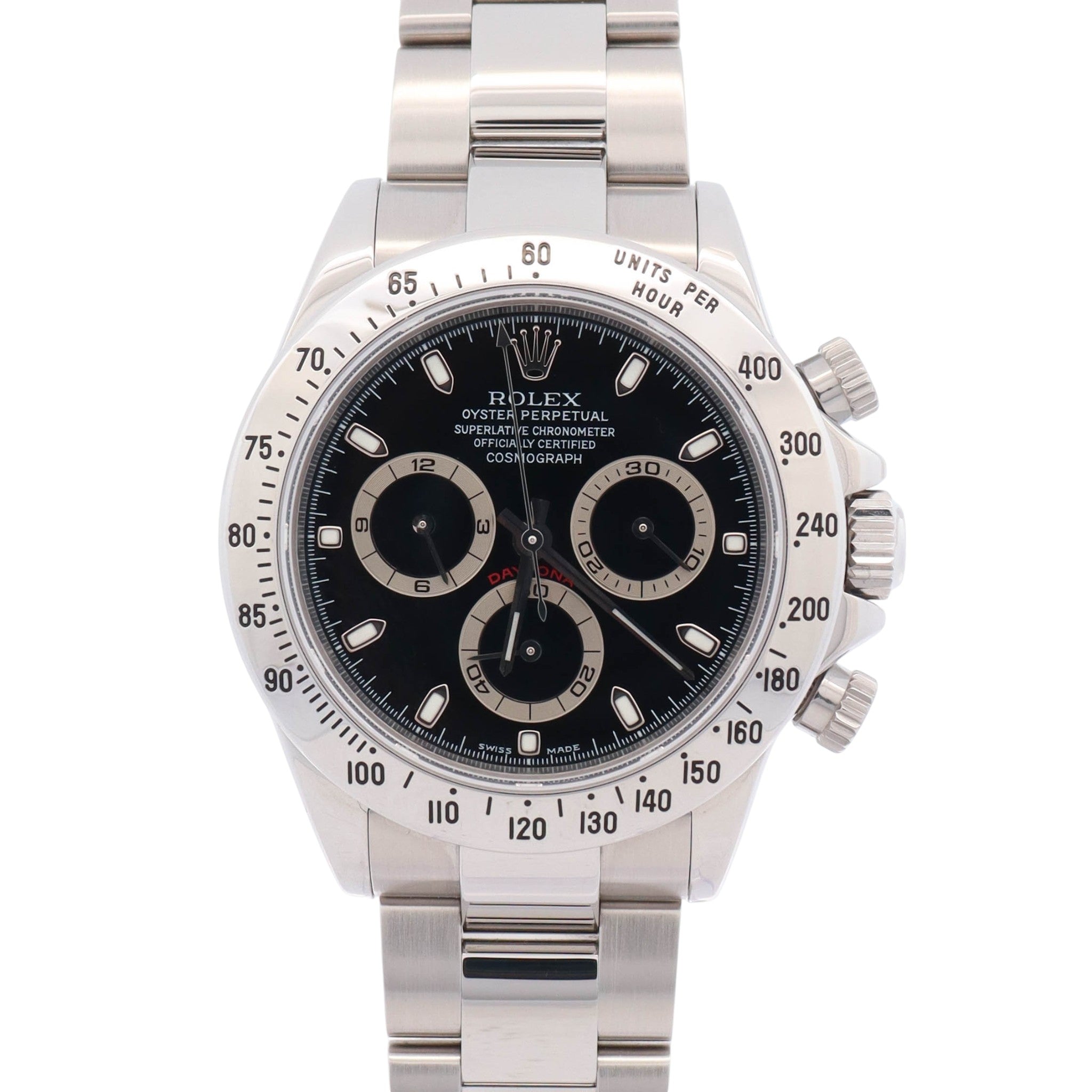 Rolex Daytona 40mm Black Dial Watch Ref# 116520