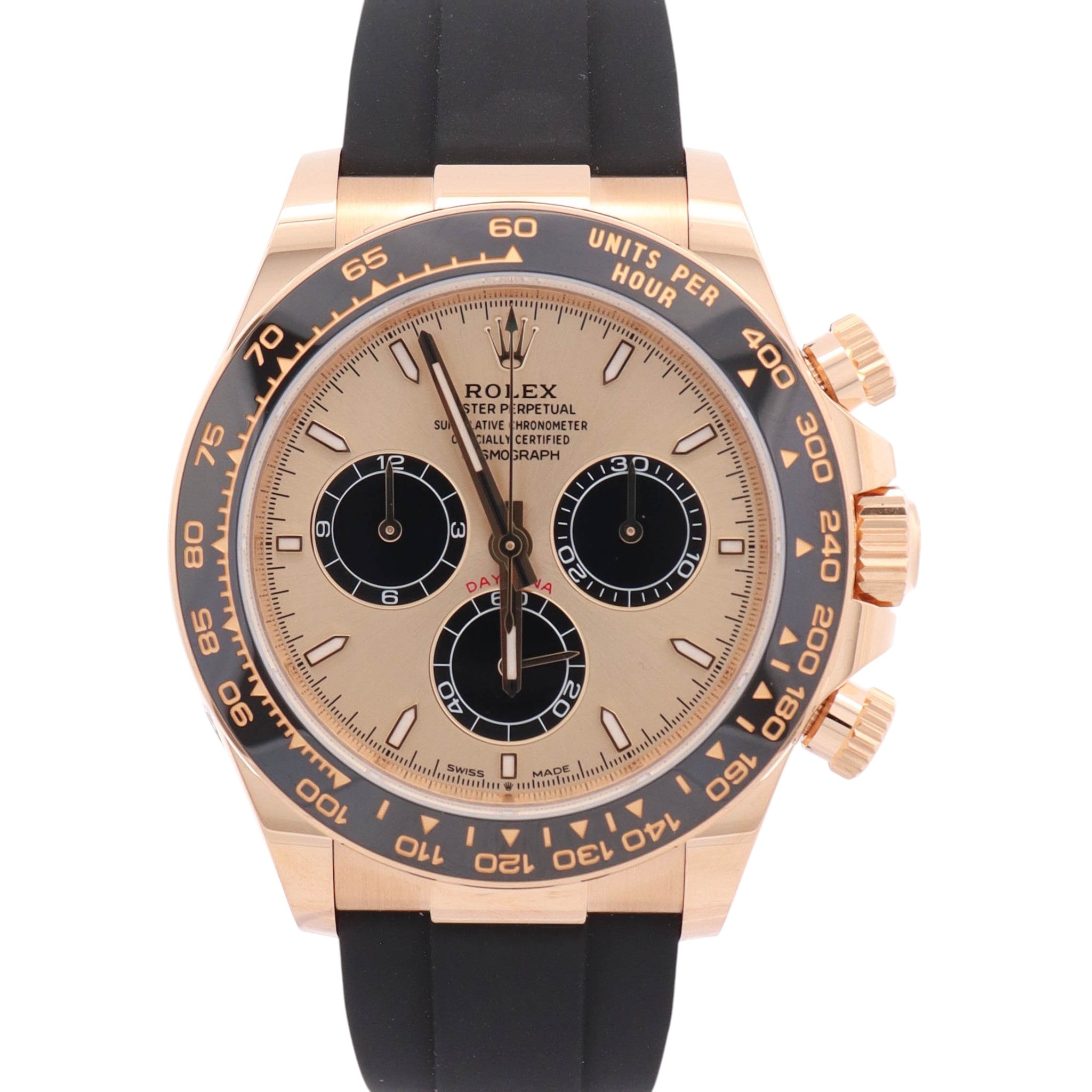 Rolex Daytona 40mm Gold Dial Watch Ref# 126518LN
