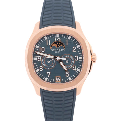 Patek Philippe Aquanaut 39mm Blue Dial Watch Ref# 5261R-001