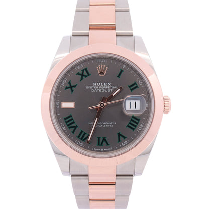 Rolex Datejust 41mm Wimbledon Dial Watch Ref# 126301