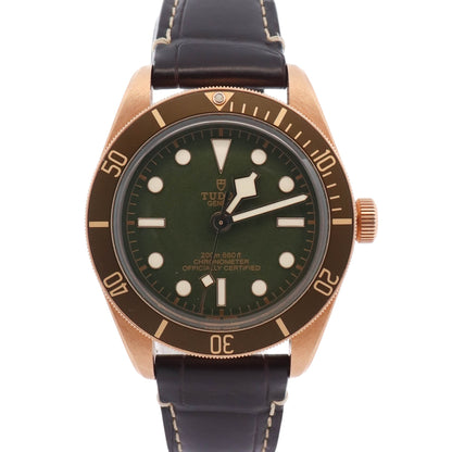 Tudor Black Bay 39mm Green Dot Dial Watch Ref# 79018V