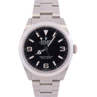 Rolex Explorer 40mm Black Dial Watch Ref# 224270