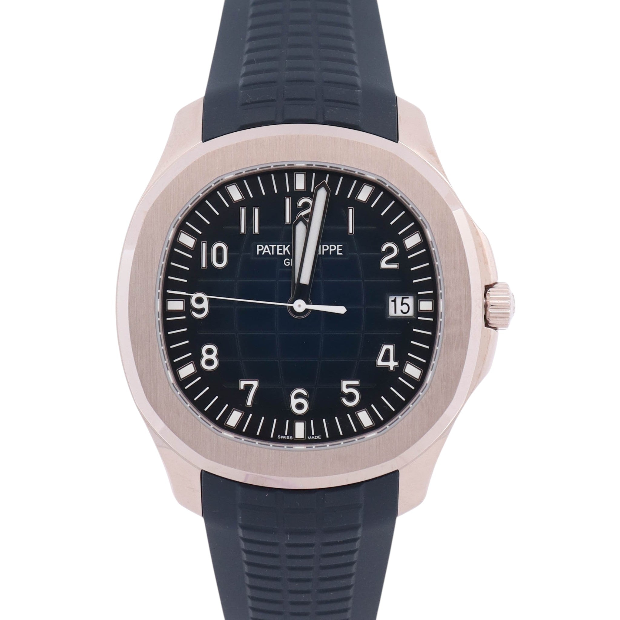 Patek Philippe Aquanaut 42mm Blue Dial Watch Ref# 5168G-001