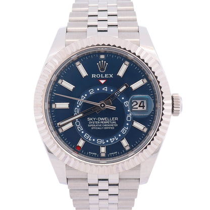 Rolex Sky-Dweller 42mm Blue Dial Watch Ref# 326934
