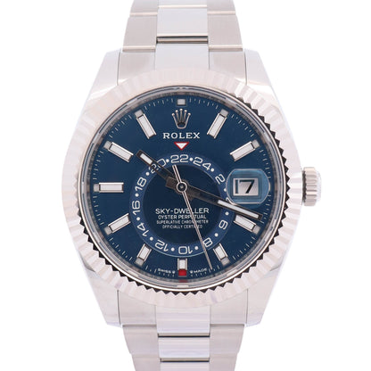 Rolex Sky-Dweller 42mm Blue Dial Watch Ref# 336934