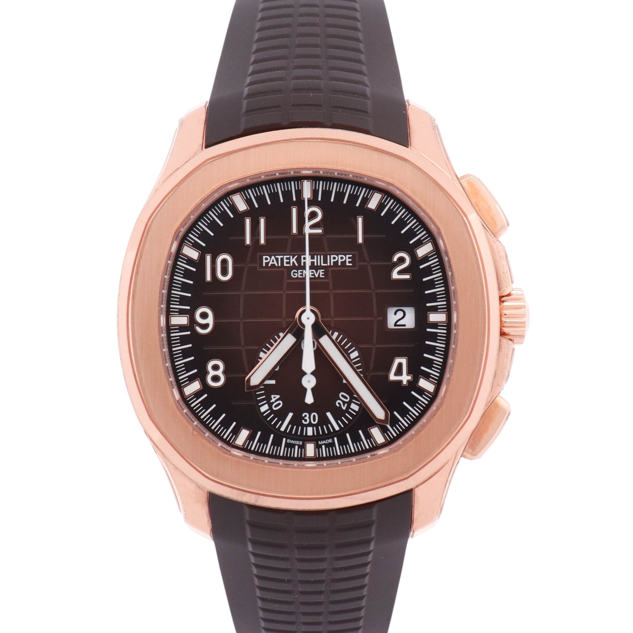 Patek Philippe Aquanaut 42mm Brown Dial Watch Ref# 5968R-001