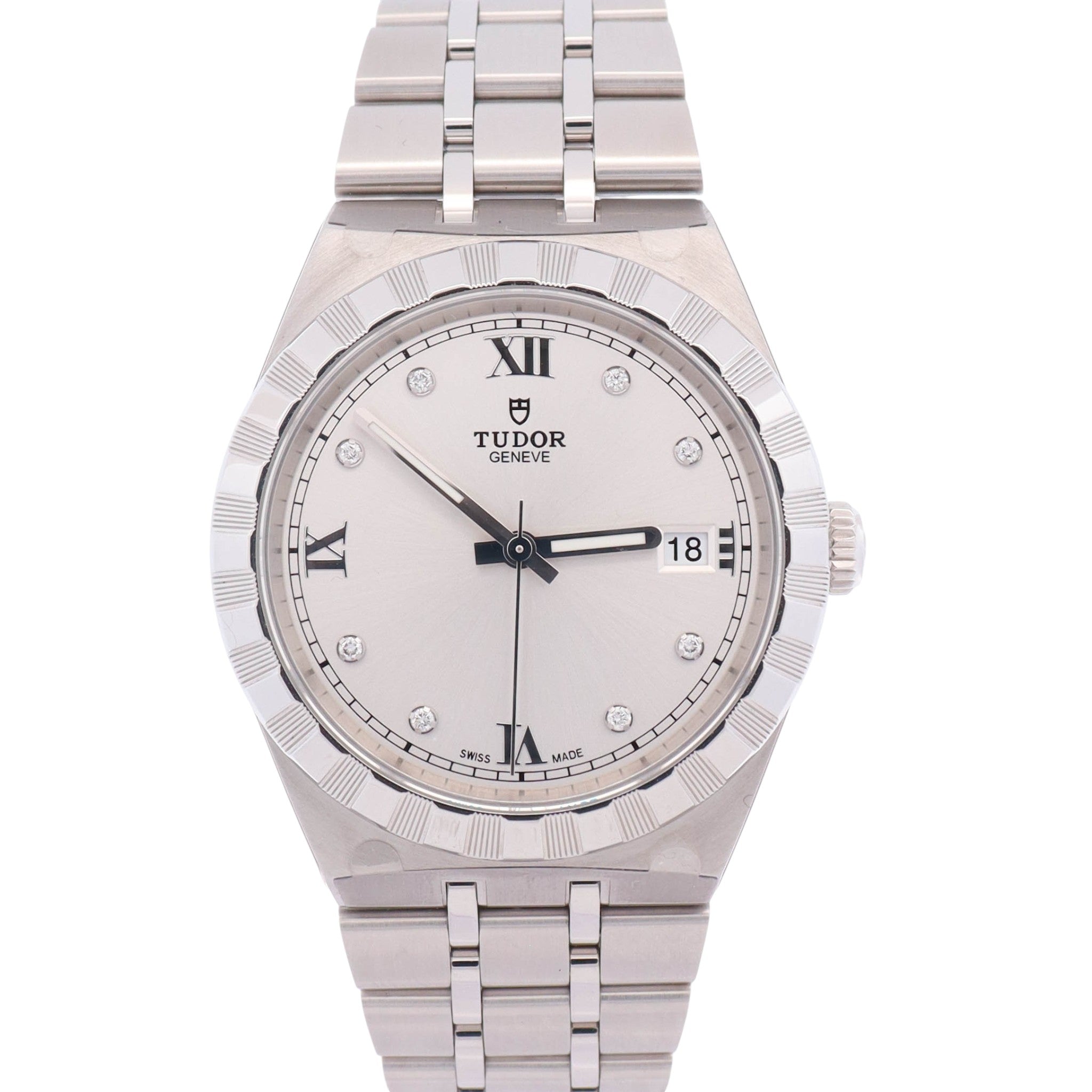 Tudor Royal 38mm Silver Dial Watch Ref# 28500