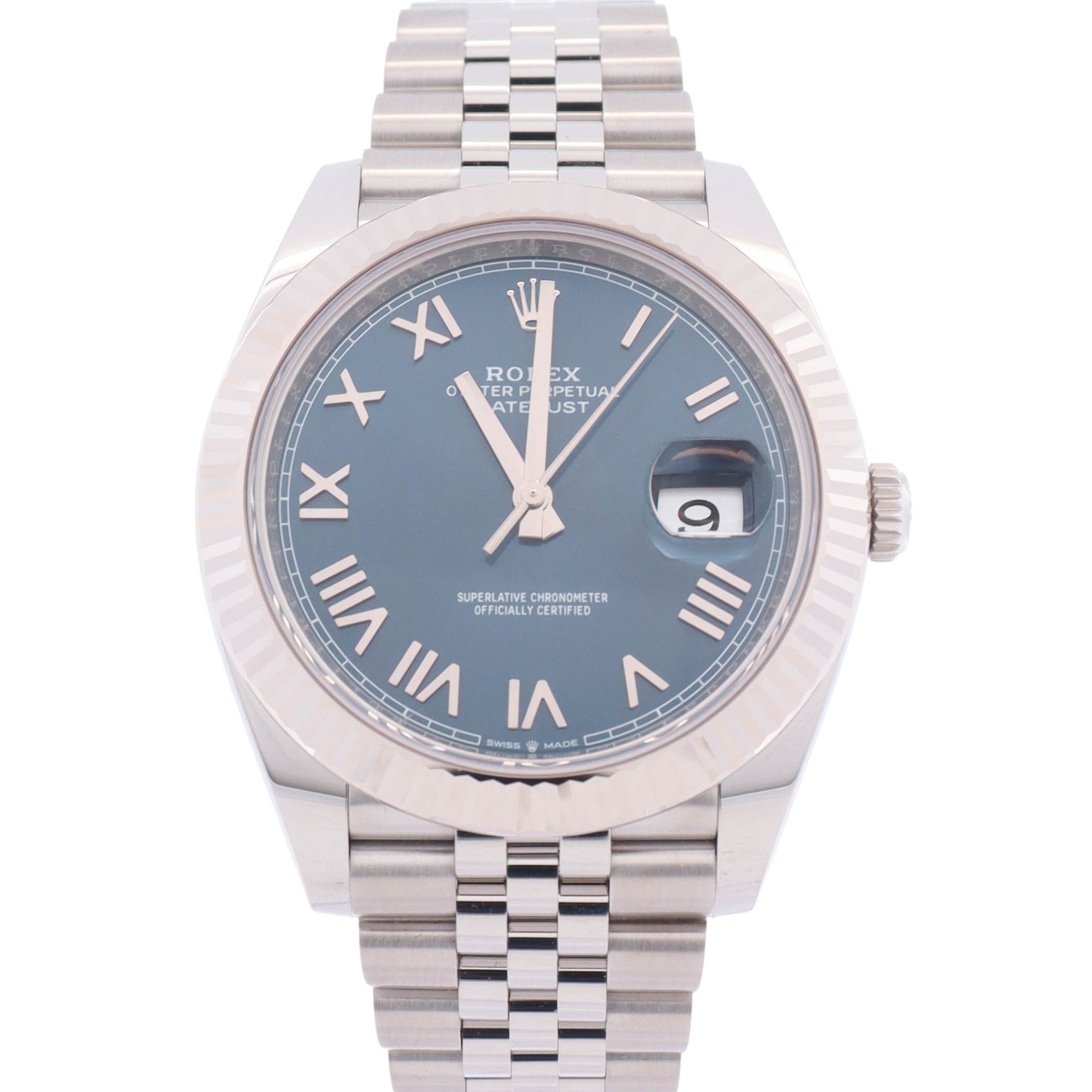 Rolex Datejust 41mm Blue Dial Watch Ref# 126334