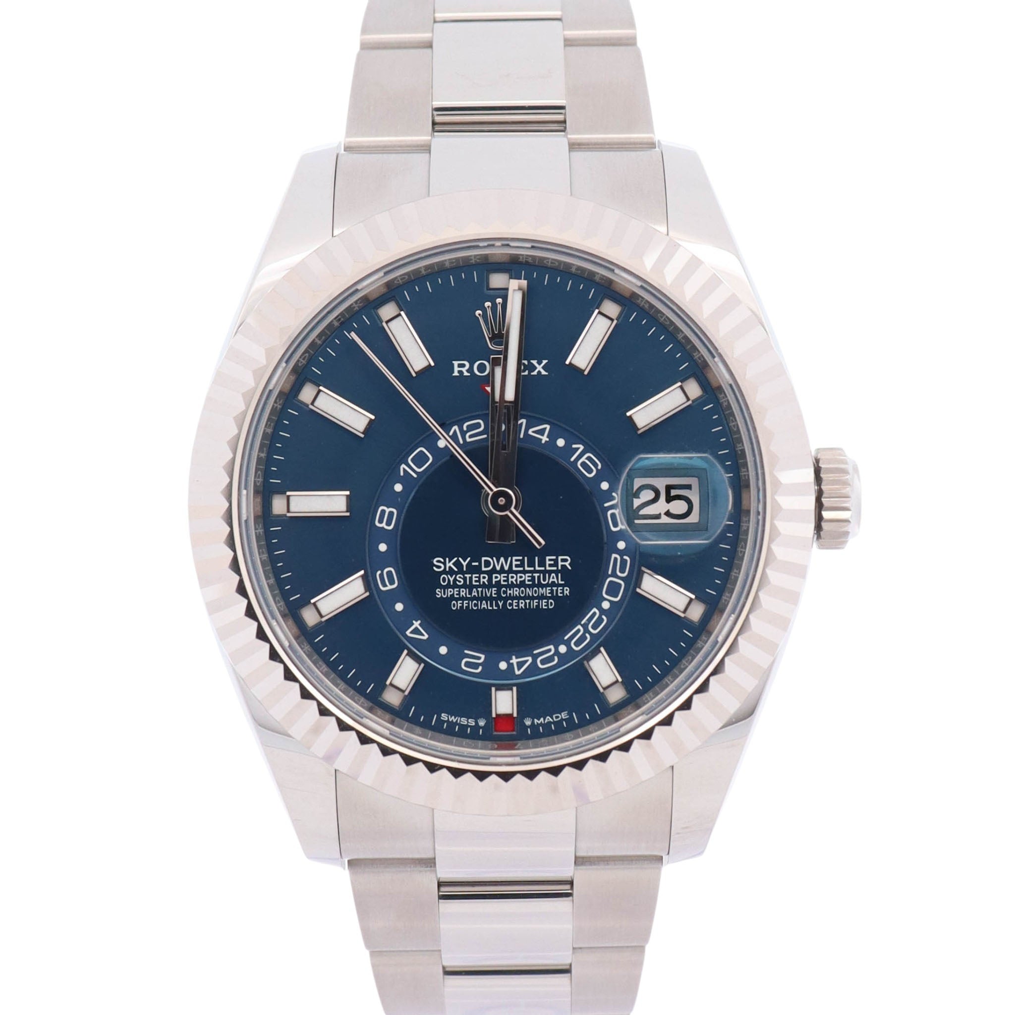 Rolex Sky-Dweller 42mm Blue Dial Watch Ref# 336934