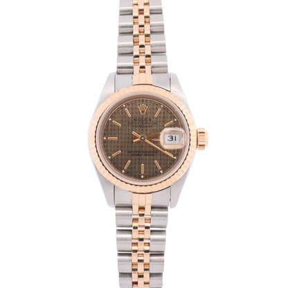 Rolex Datejust 26mm Champagne Dial Watch Ref# 69173