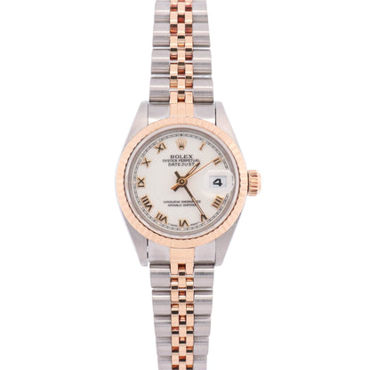 Rolex Datejust 26mm White Dial Watch Ref# 69173