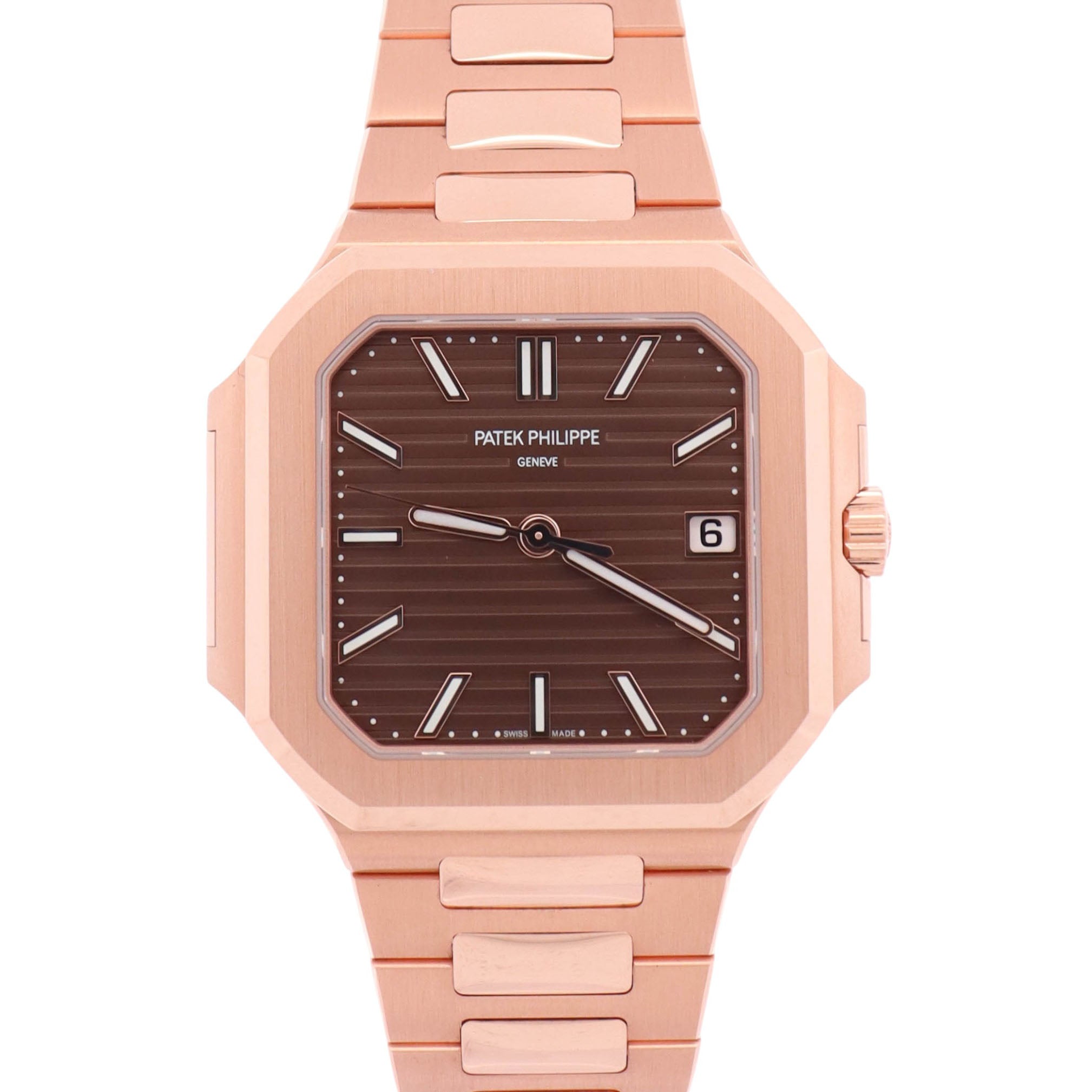 Patek Philippe Cubitus 40mm Brown Dial Watch Ref# 7128/1R-001