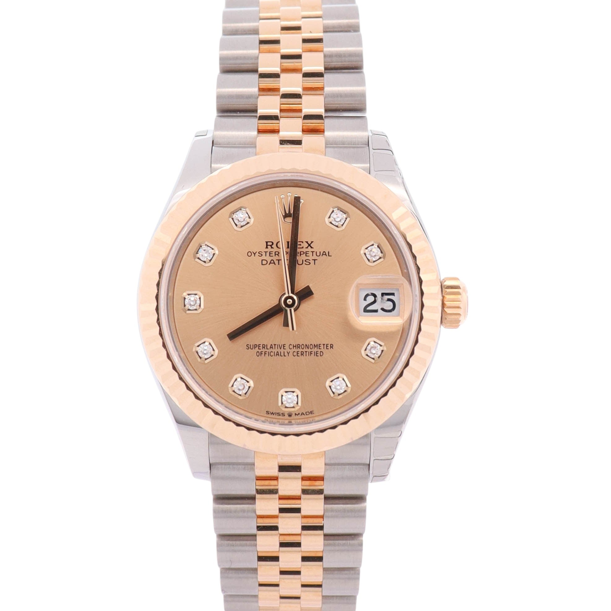 Rolex Datejust 31mm Champagne Dial Watch Ref# 278273