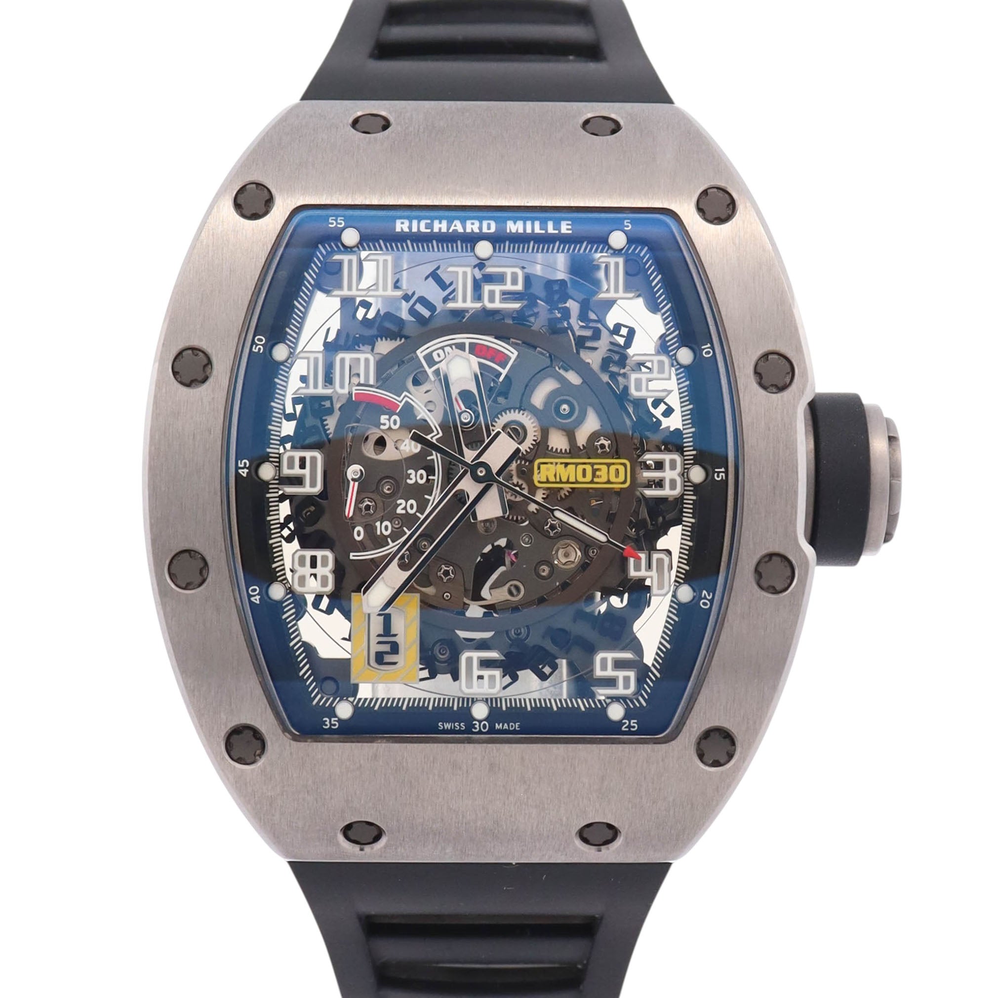 Richard Mille RM030 42mm Skeletonized Dial Watch Ref# RM030