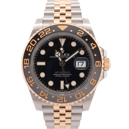 Rolex GMT-Master II 40mm Black Dial Watch Ref# 126713GRNR