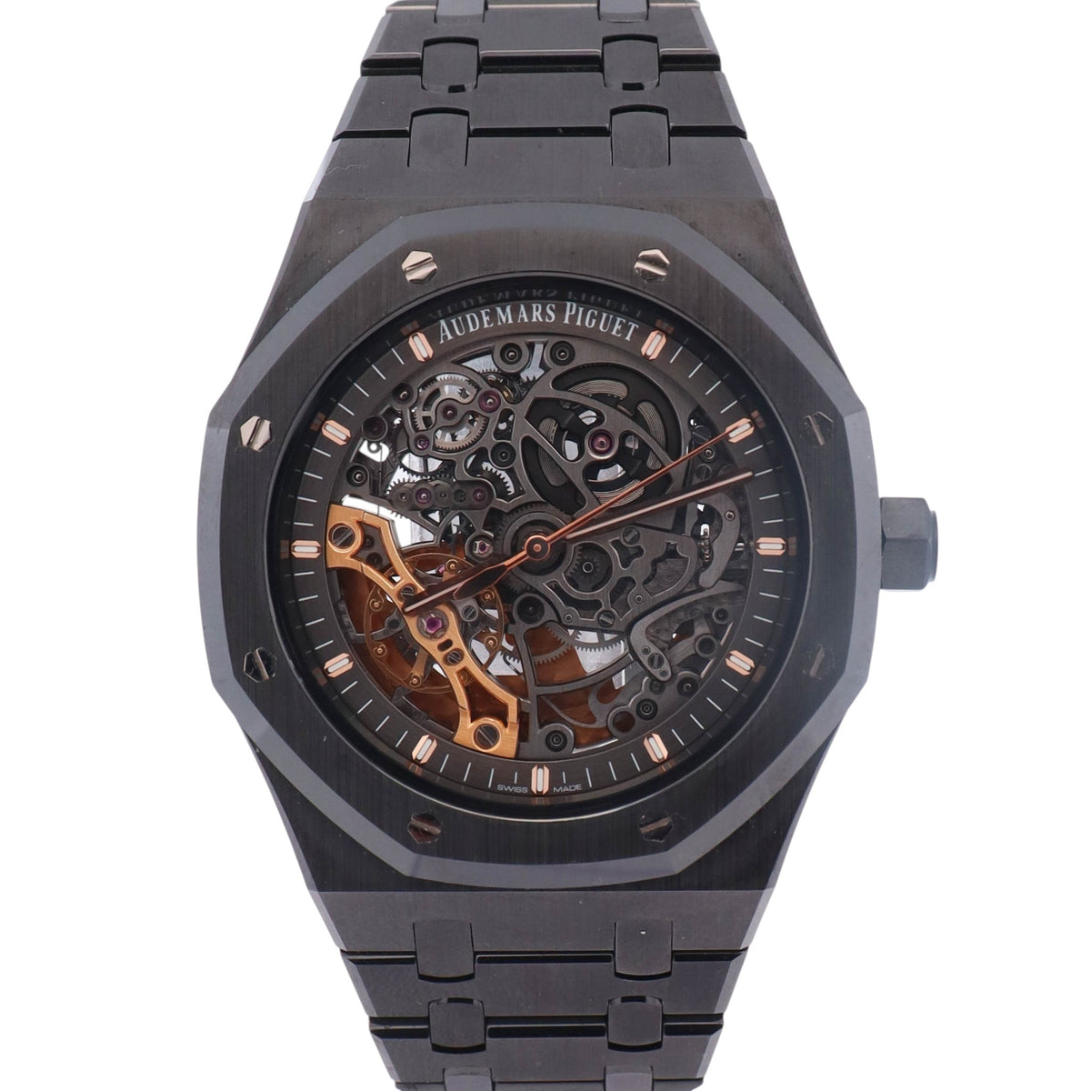 Audemars Piguet Royal Oak 41mm Skeletonized Dial Watch Ref# 15416CE.OO.1225CE