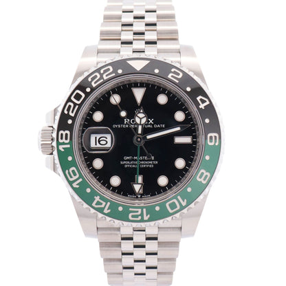 Rolex GMT-Master II "Sprite" 40mm Black Dial Watch Ref# 126720VTNR