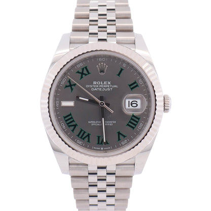 Rolex Datejust 41mm Wimbledon Dial Watch Ref# 126334