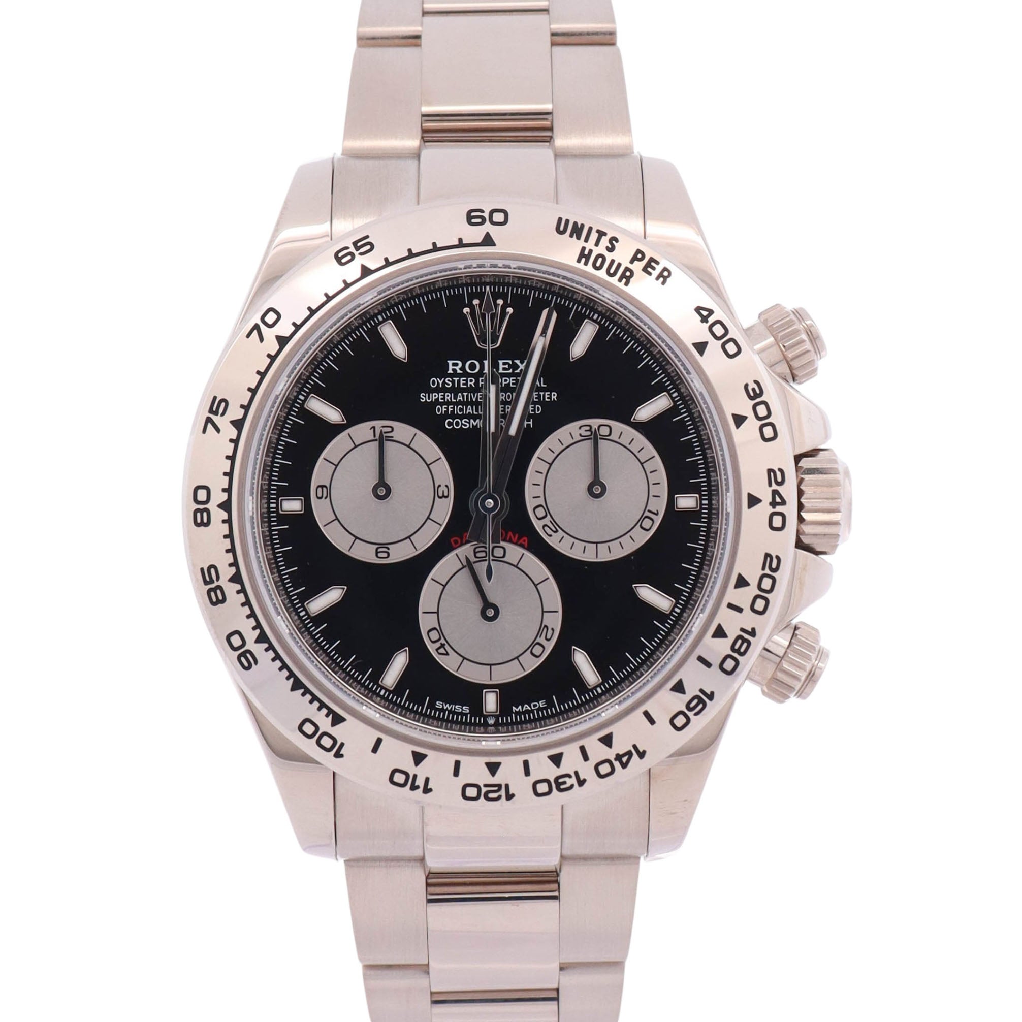 Rolex Daytona 40mm Black Dial Watch Ref# 126509