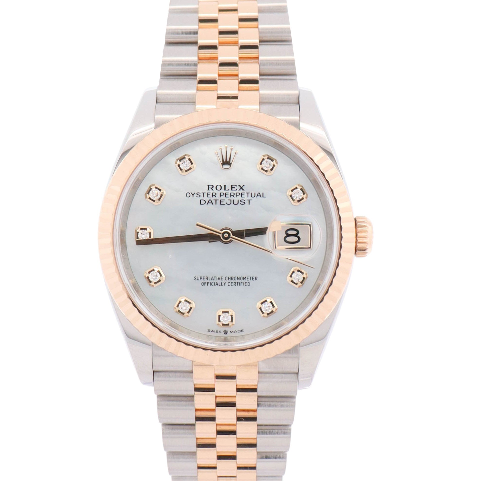 Rolex Datejust 36mm MOP Dial Watch Ref# 126233