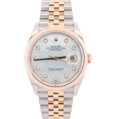 Rolex Datejust 36mm MOP Dial Watch Ref# 126233