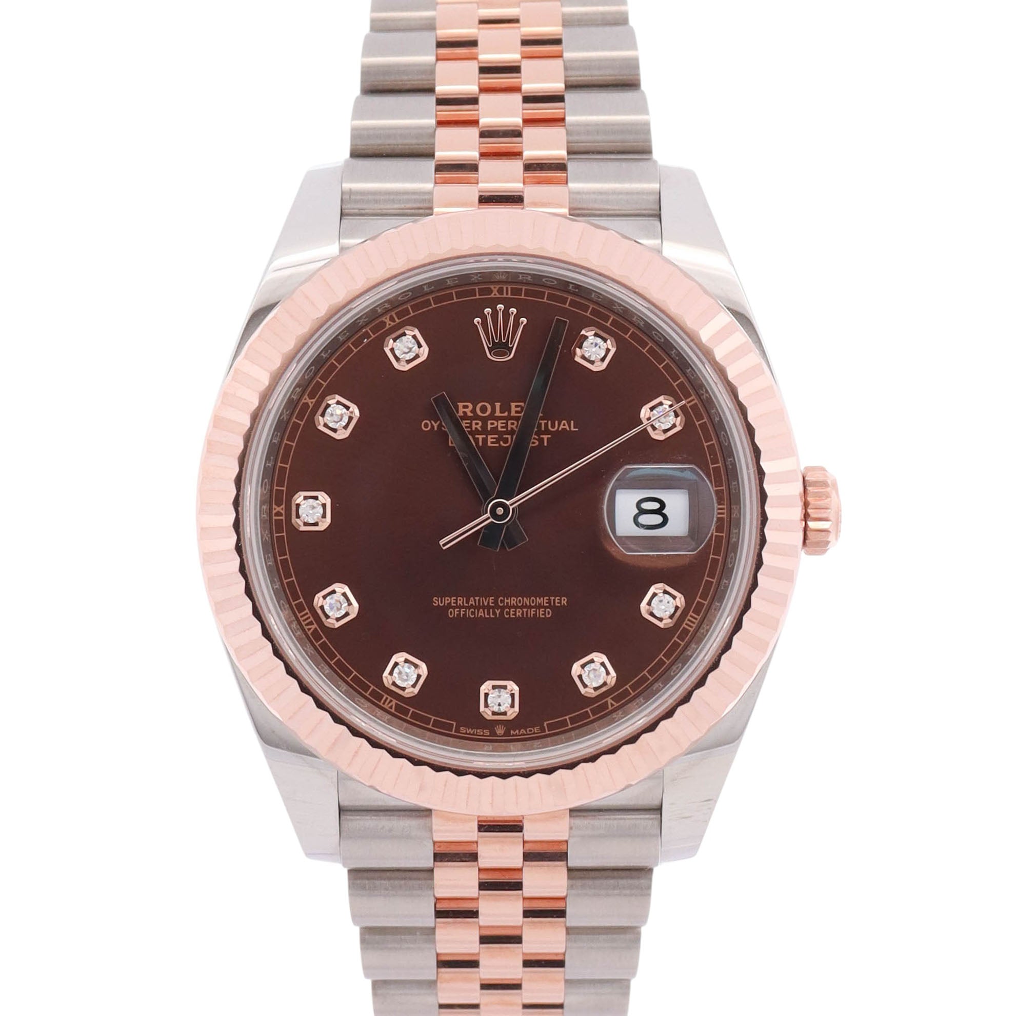 Rolex Datejust 41mm Chocolate Dial Watch Ref# 126331
