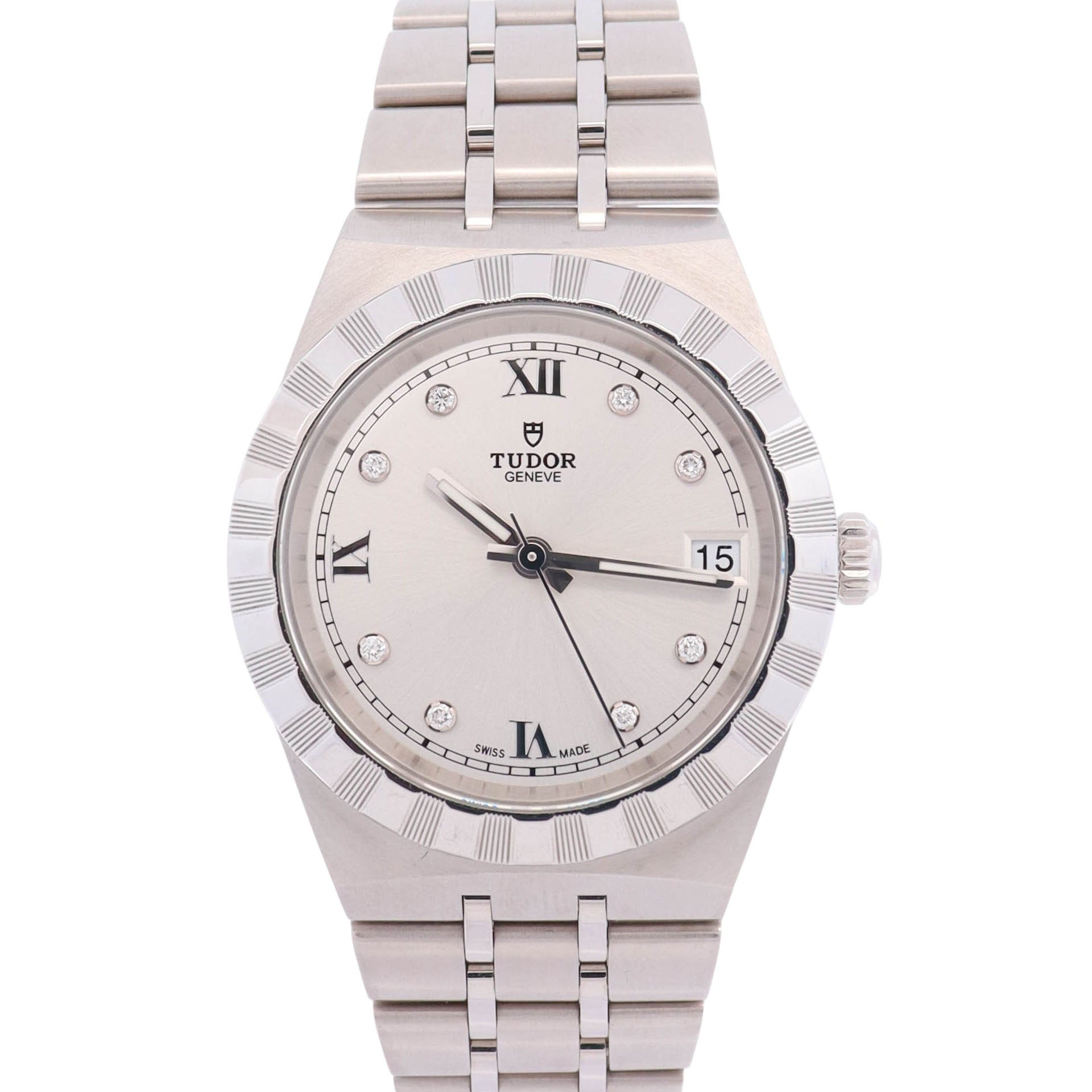 Tudor Royal 34mm Silver Dial Watch Ref# 28400