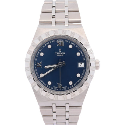 Tudor Royal 34mm Blue Dial Watch Ref# 28400