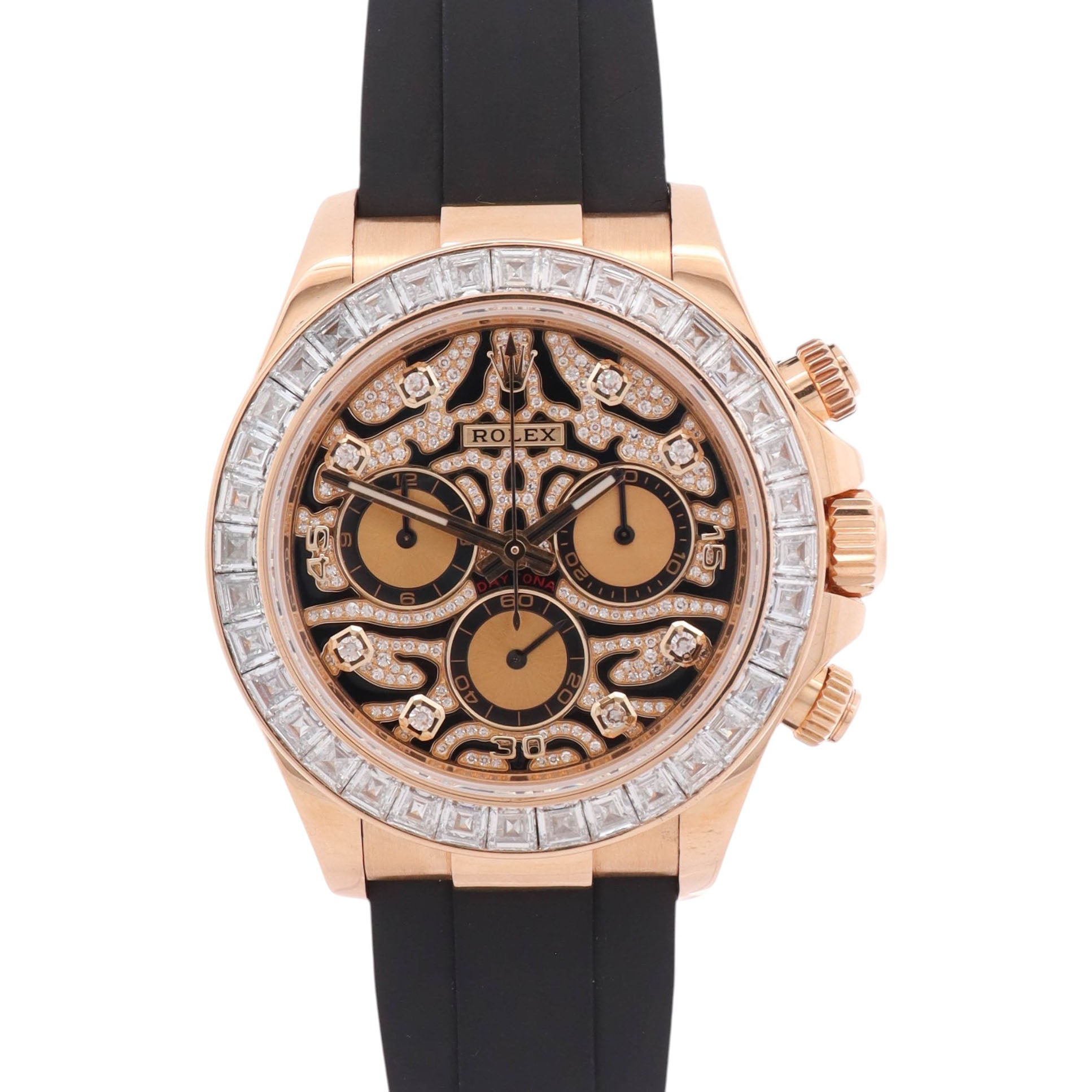 Rolex Datyona 40mm Eye of the Tiger Dial Watch Ref# 116588TBR