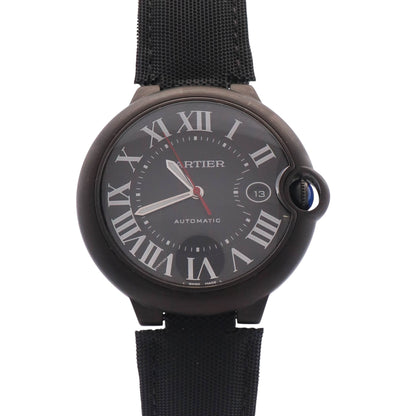 Cartier Ballon Bleu 42mm Black Dial Watch Ref# WSBB0015