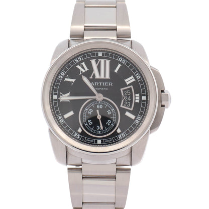 Cartier Calibre 42mm Black Dial Watch Ref# W7100016