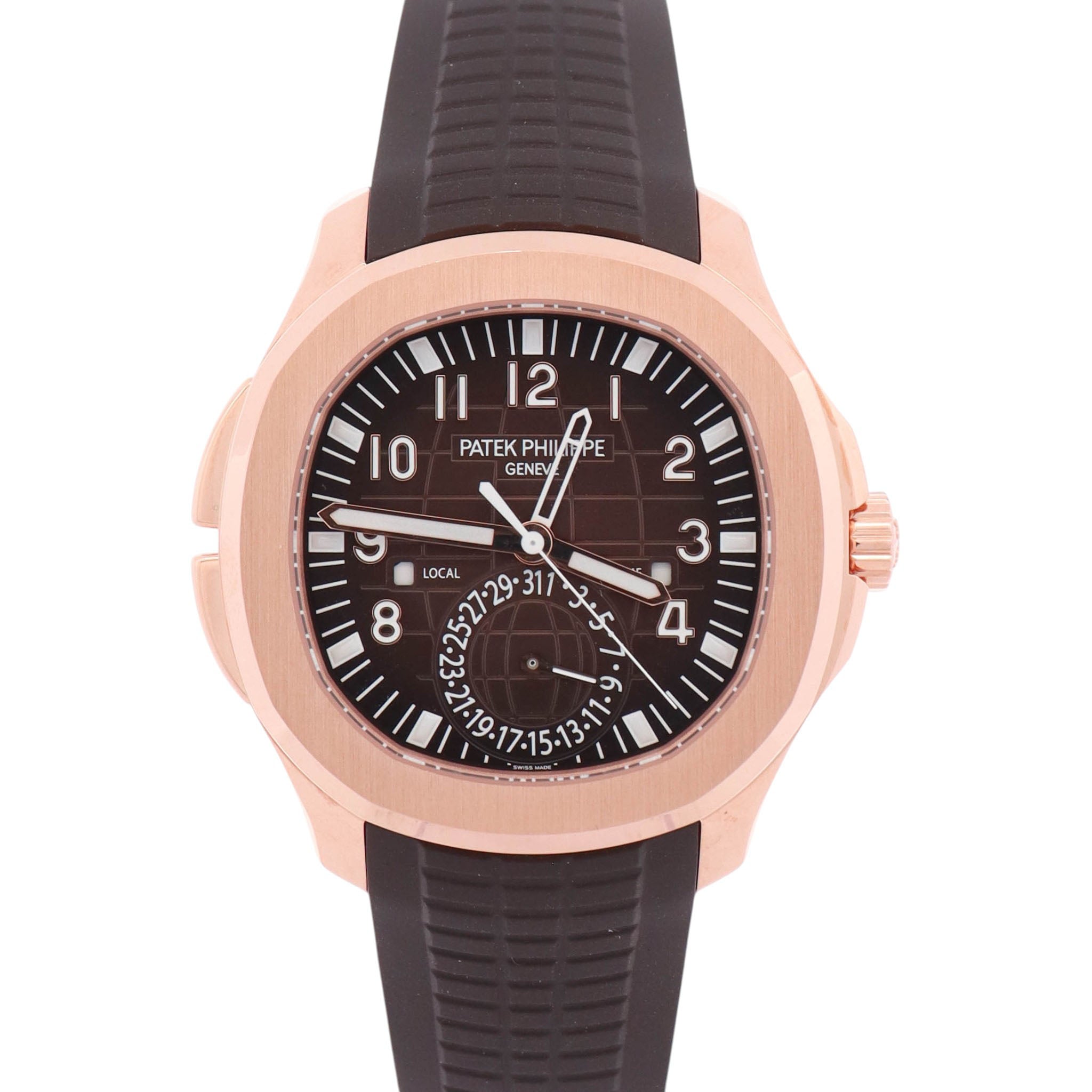 Patek Philippe Aquanaut 40.8mm Brown Dial Watch Ref# 5164R-001