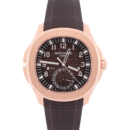 Patek Philippe Aquanaut 40.8mm Brown Dial Watch Ref# 5164R-001