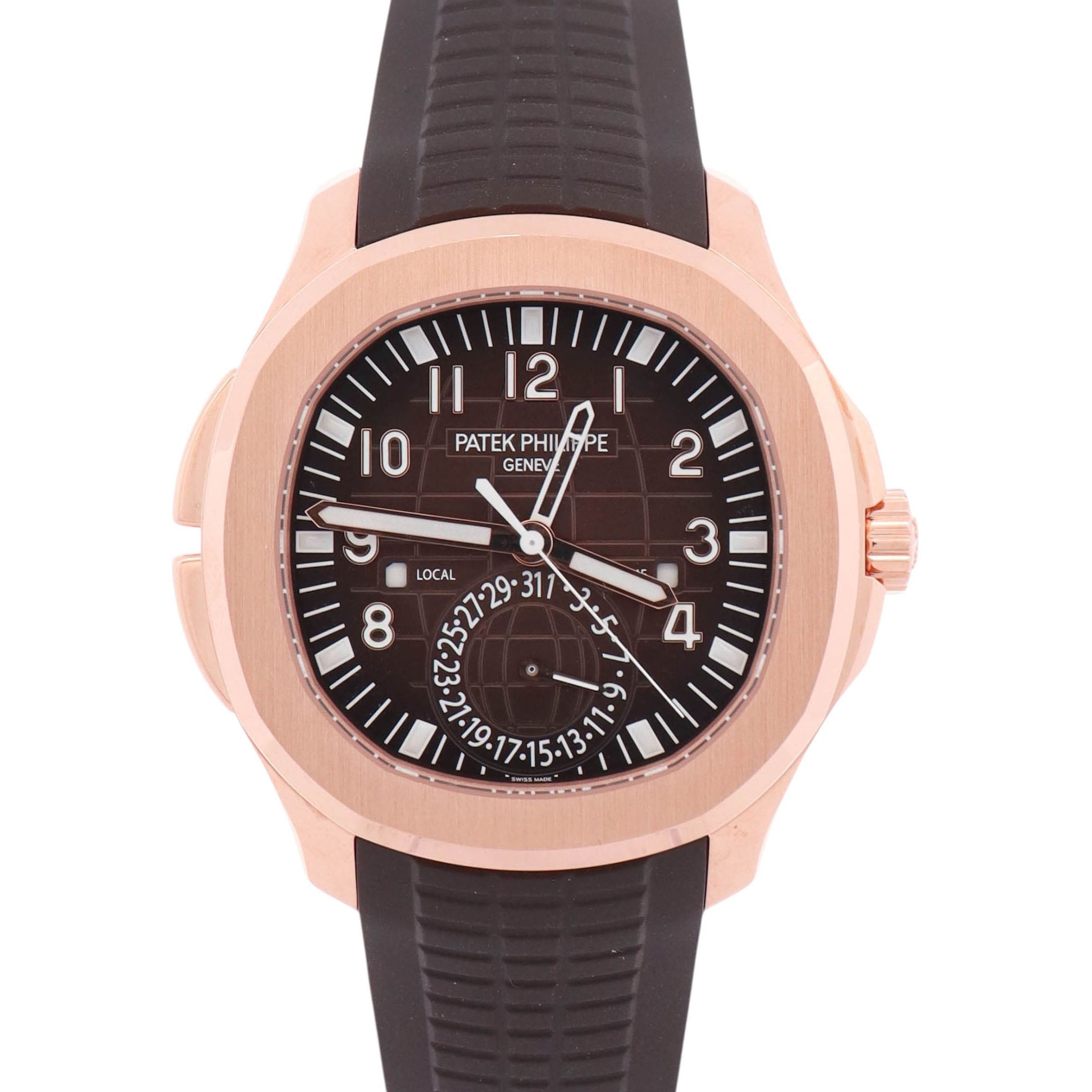 Patek Philippe Aquanaut 40.8mm Brown Dial Watch Ref# 5164R-001