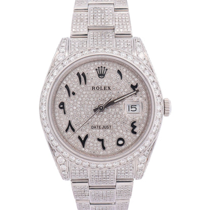 Rolex Datejust 41mm Pave Dial Watch Ref# 126300