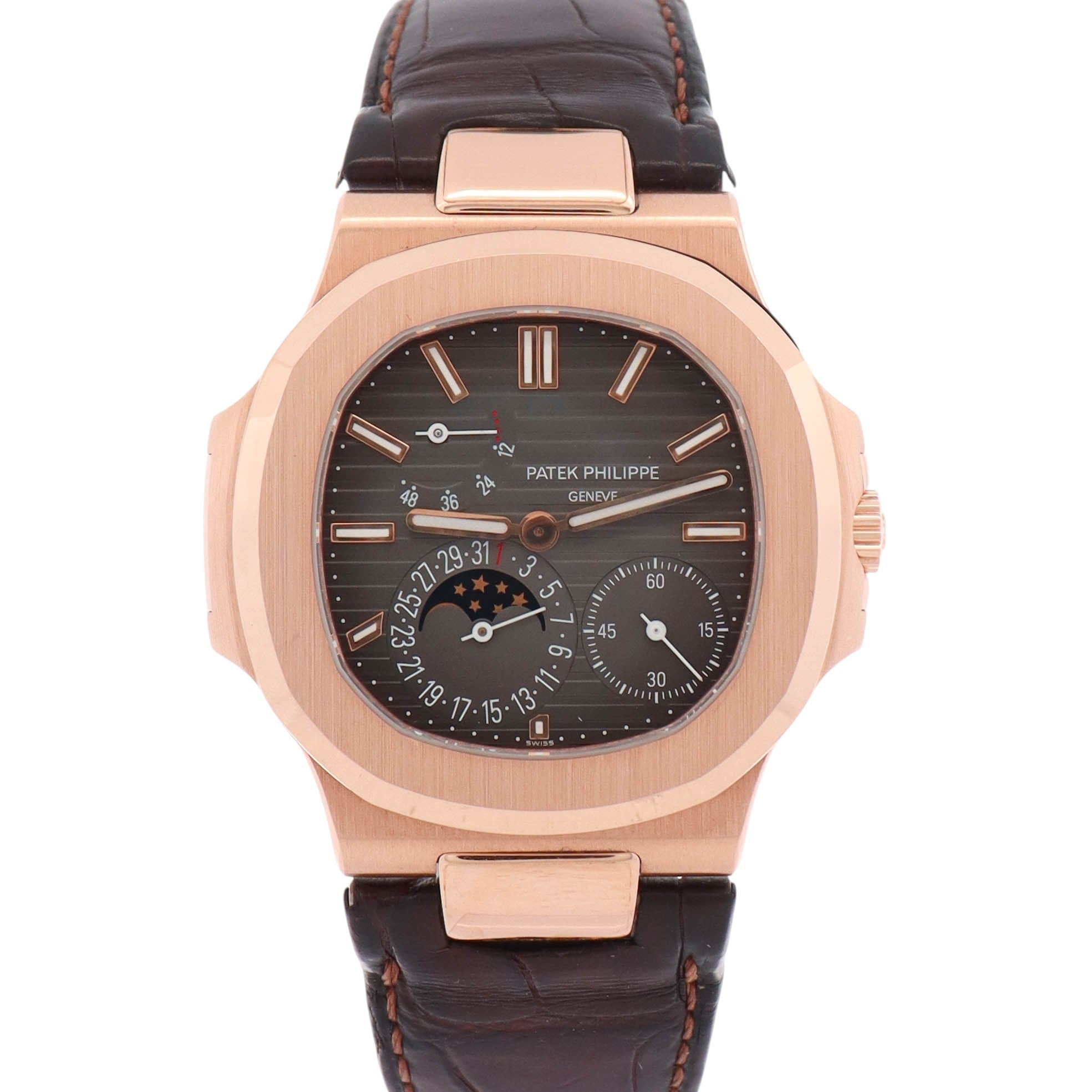 Patek Philippe Nautilus 40mm Grey Dial Watch Ref # 5712R-001