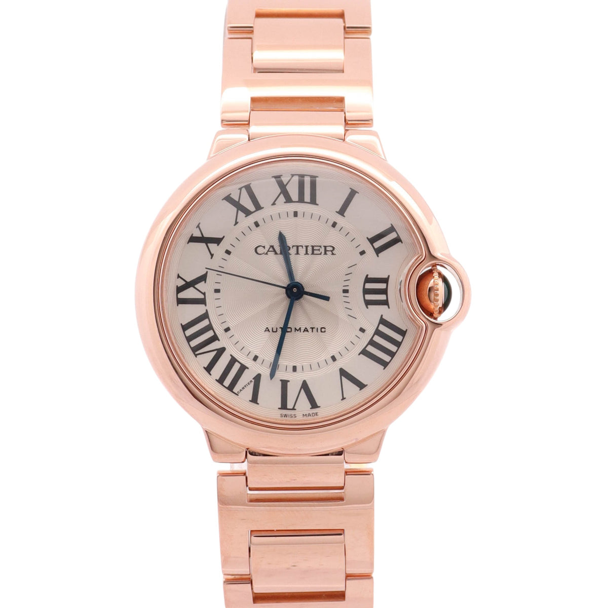 Cartier Ballon Bleu De Cartier 36mm Silver Dial Watch Ref# W69004Z2